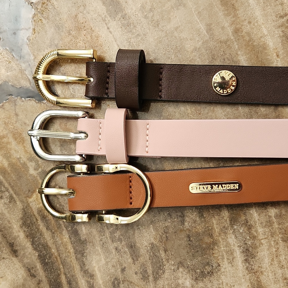 Set of 3 Steve Madden Belts NWOT
